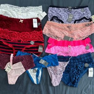 Aerie / Victoria’s Secret Assorted Women’s Lace Underpants panties XXS XS